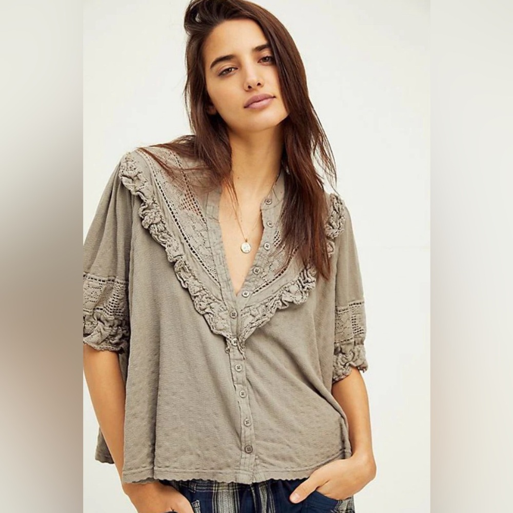 Free People Walk in the Park top NWOT